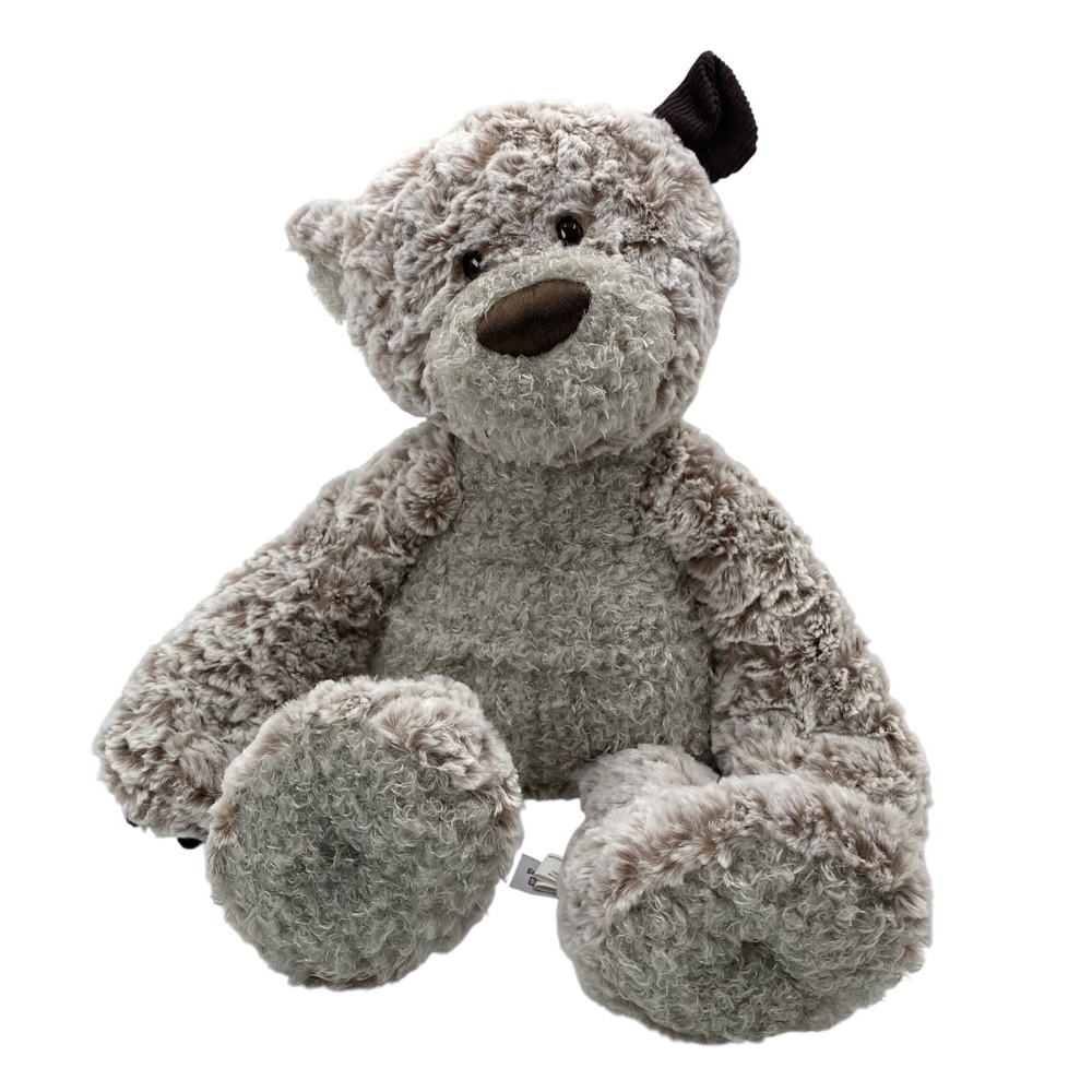 DEMDACO Giving Collection Handmade Love Teddy Bear‎ 17" Plush Brown Grey SOFT